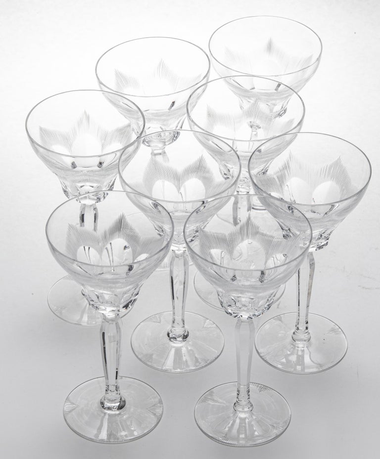 Classic Cut Crystal Goblets For Sale at 1stDibs