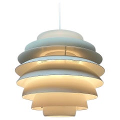 Classic Danish Ceiling Light Barcelona by Bent Karlby for Lyfa, Denmark, 1970s