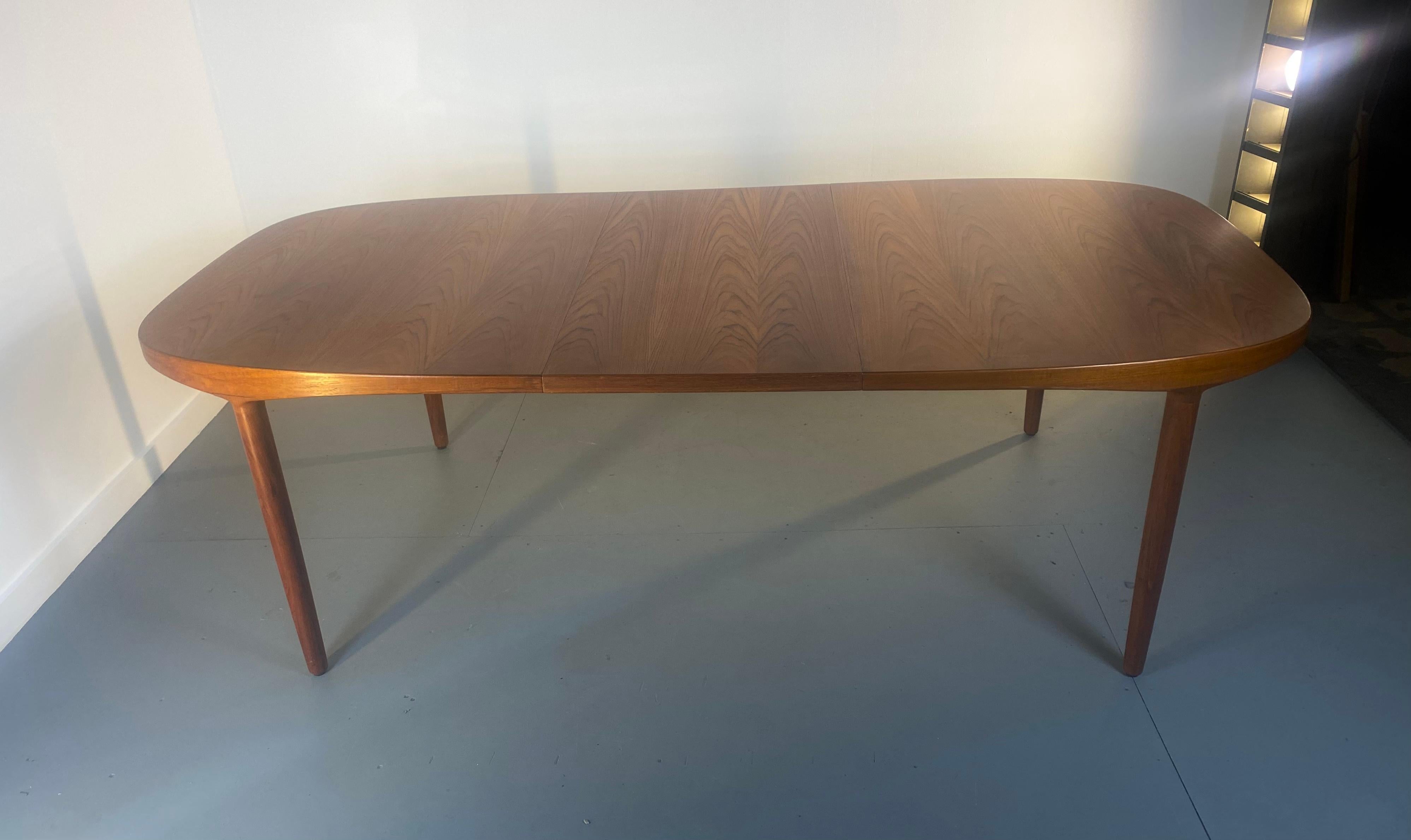 Classic Danish Extension Dining Table, , Kurt Ostergaard for Randers Mobelfabrik 8