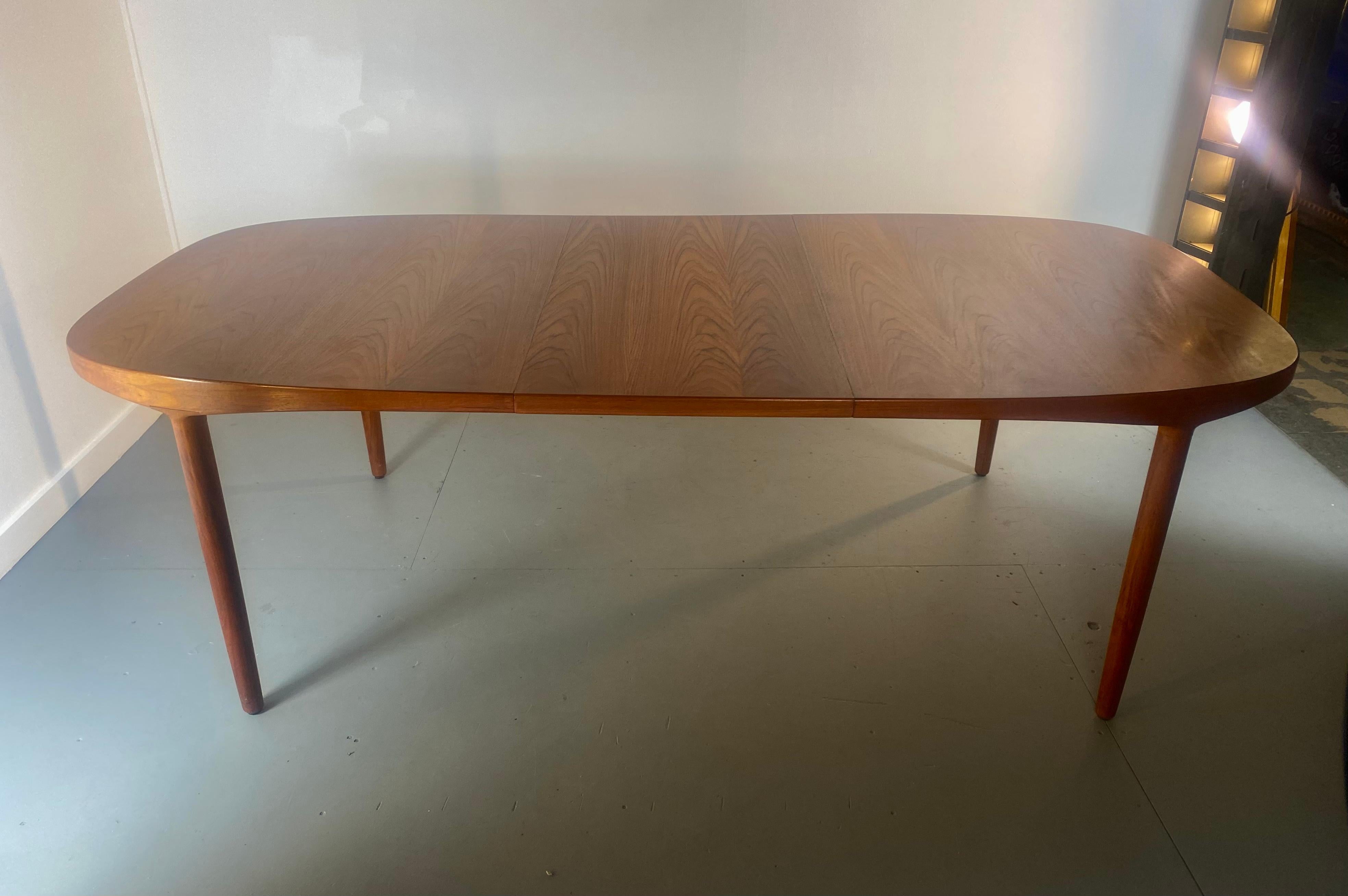 Classic Danish Extension Dining Table, , Kurt Ostergaard for Randers Mobelfabrik 9