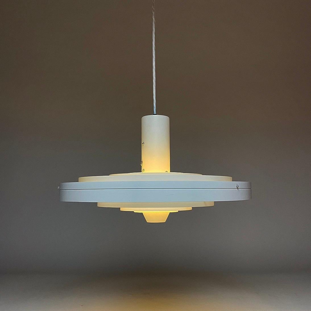 Rather special today to find a well conditioned Fibonacci by Sophus Frandsen for Fog & Mørup, Denmark, 1963.

An award winning design icon has found its way to our shop and is looking for a new home. 

Sophus Frandsen designed the Fibonacci lamp