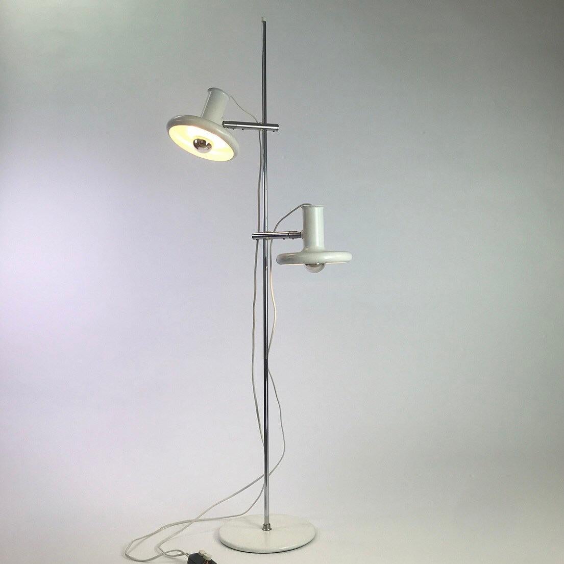 Metal Classic Danish Floor Lamp from the 1970s by Hans Due for Fog & Mørup