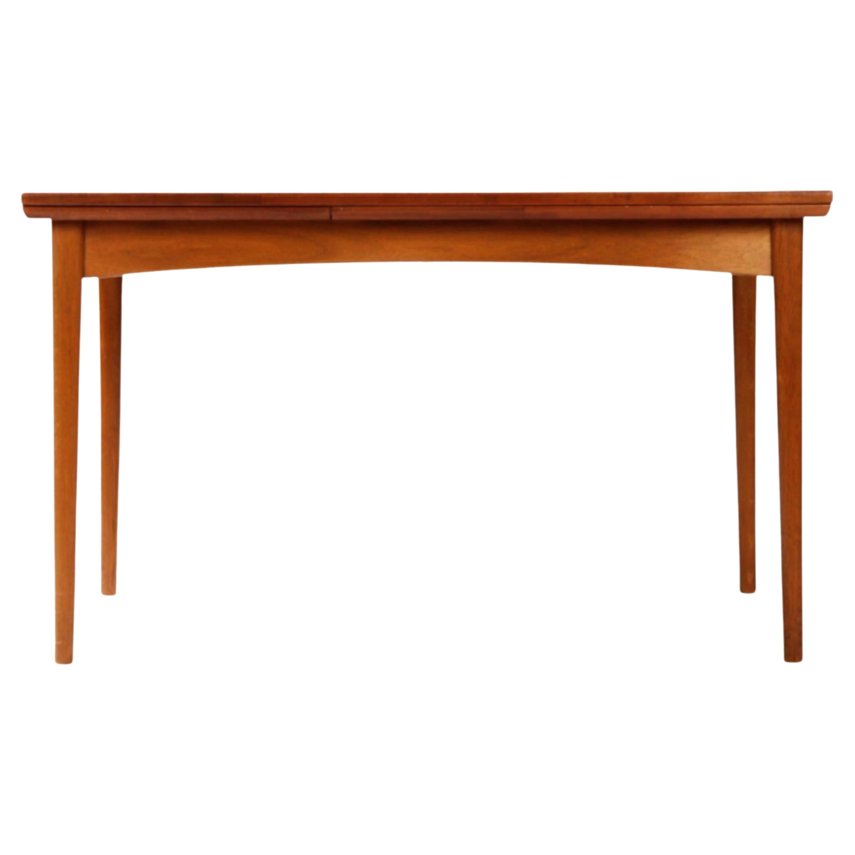 Classic Danish MidCentury Dining Table in Teak with Extensions For