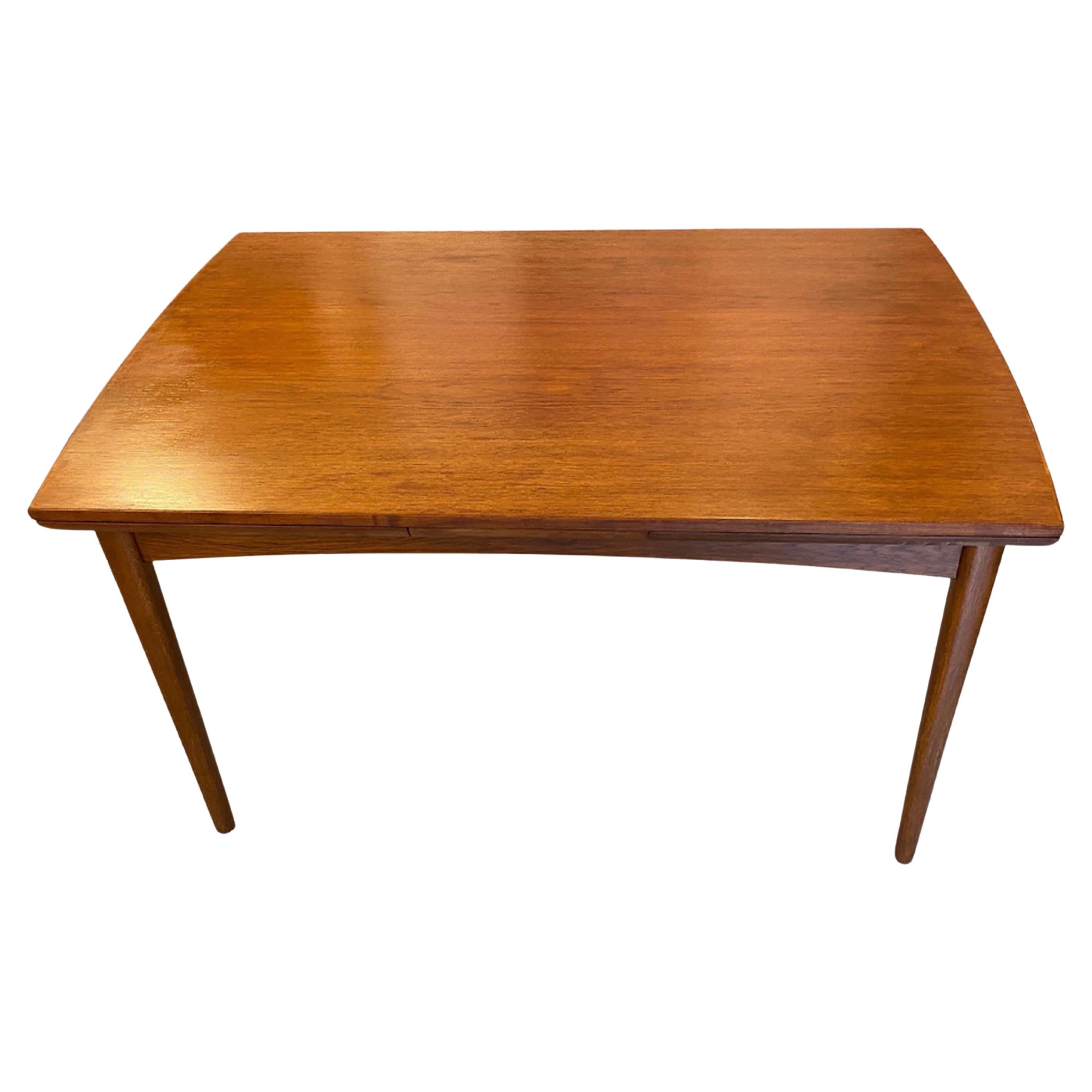 Classic Danish Mid-Century Dining Table in Teak with Extensions