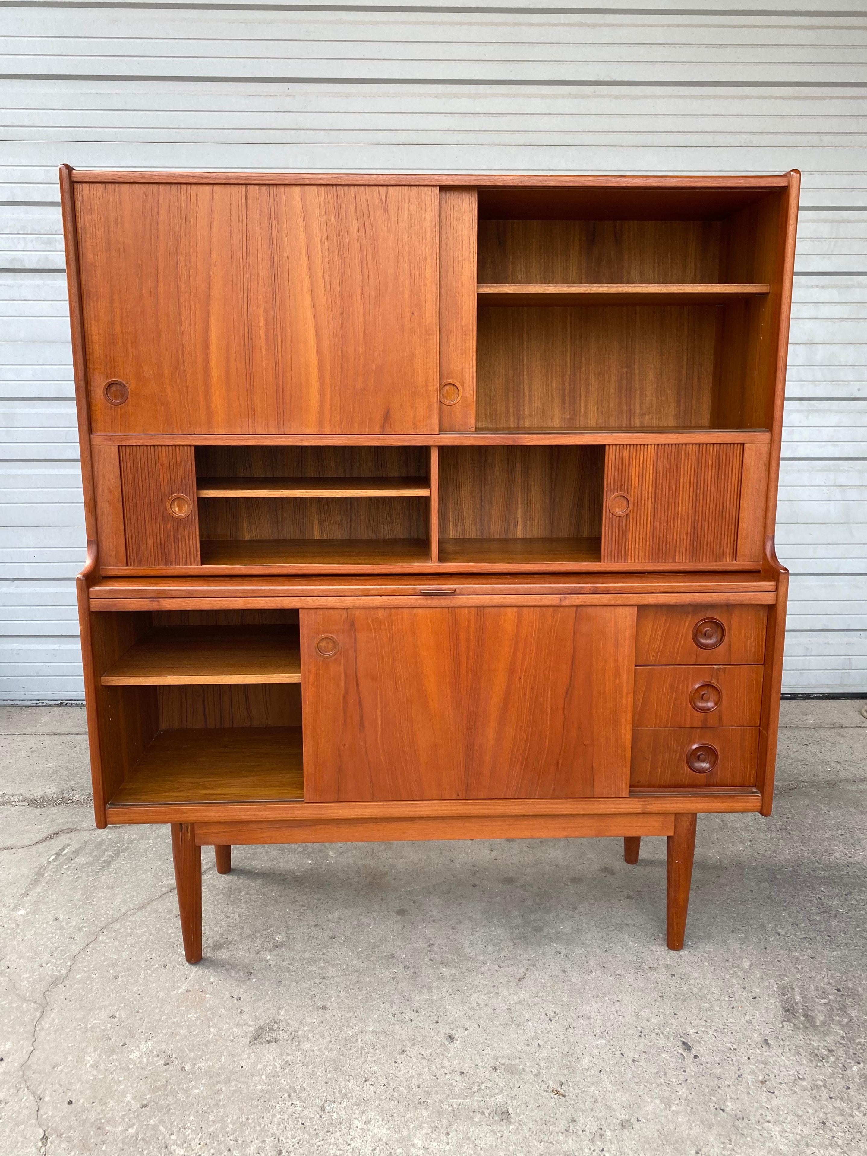 Scandinavian Modern Classic Danish Modern Teak Cabinet or Server by Johannes Sorth for Bornholms