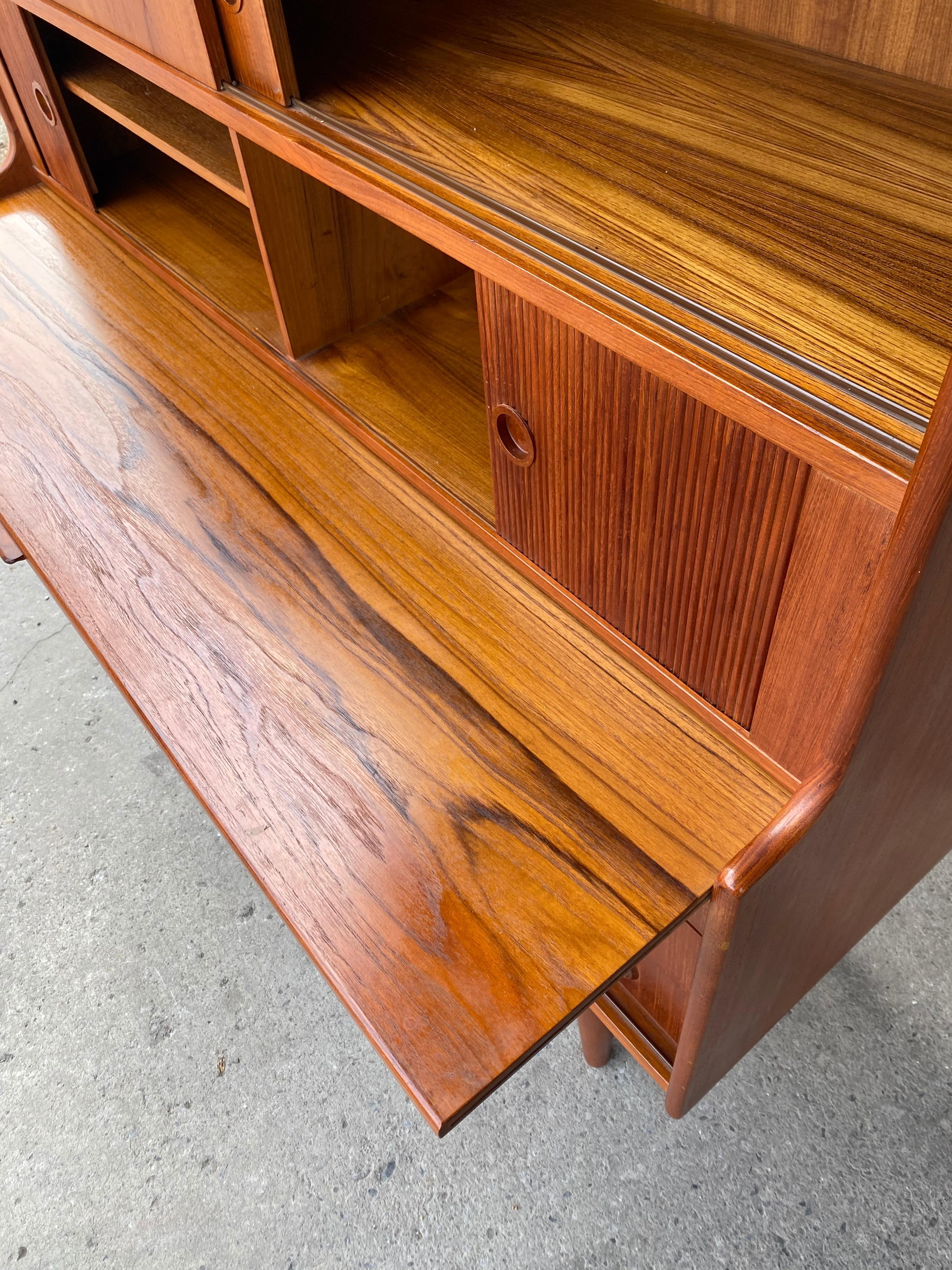 Mid-20th Century Classic Danish Modern Teak Cabinet or Server by Johannes Sorth for Bornholms