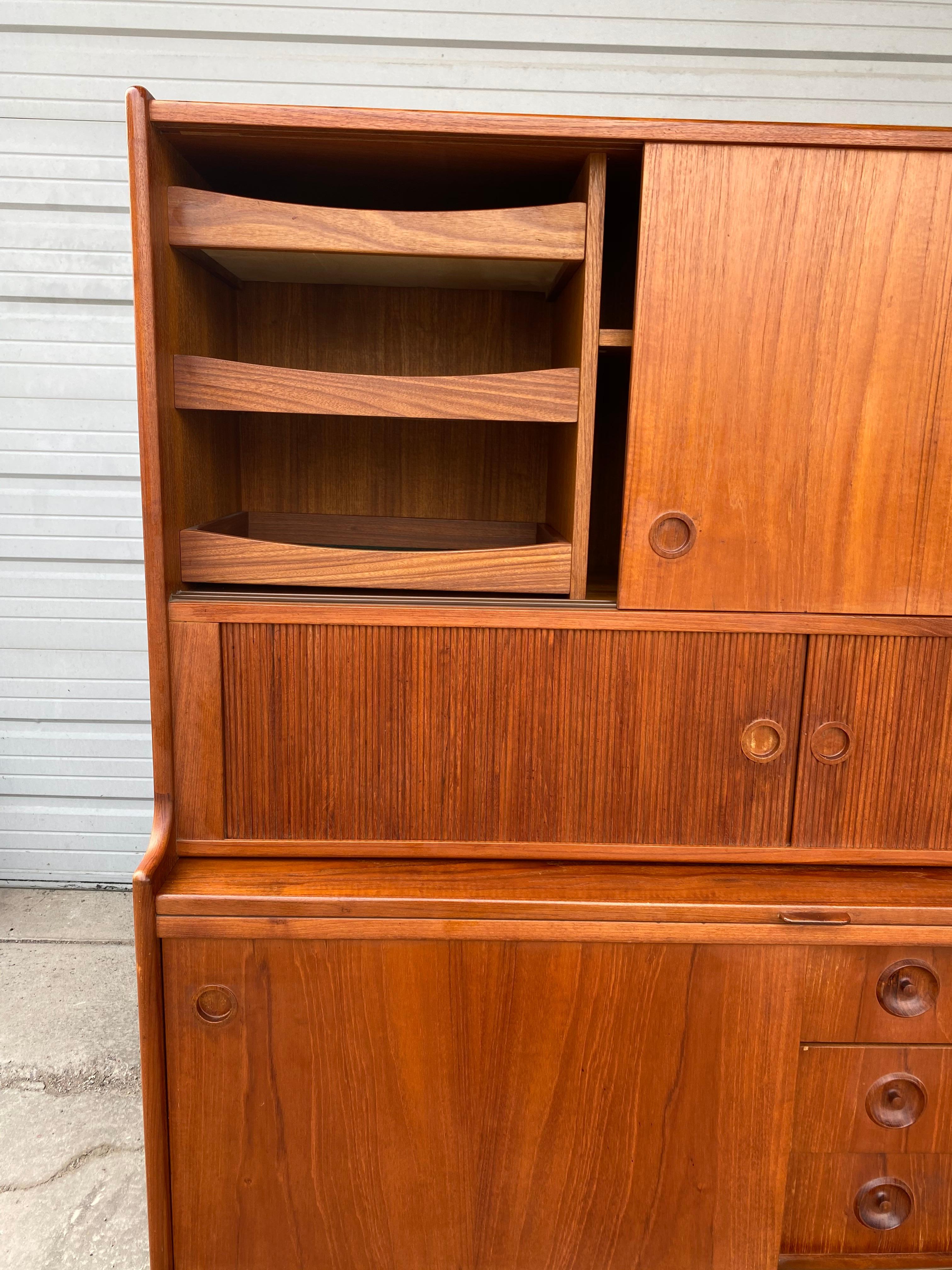 Classic Danish Modern Teak Cabinet or Server by Johannes Sorth for Bornholms 2