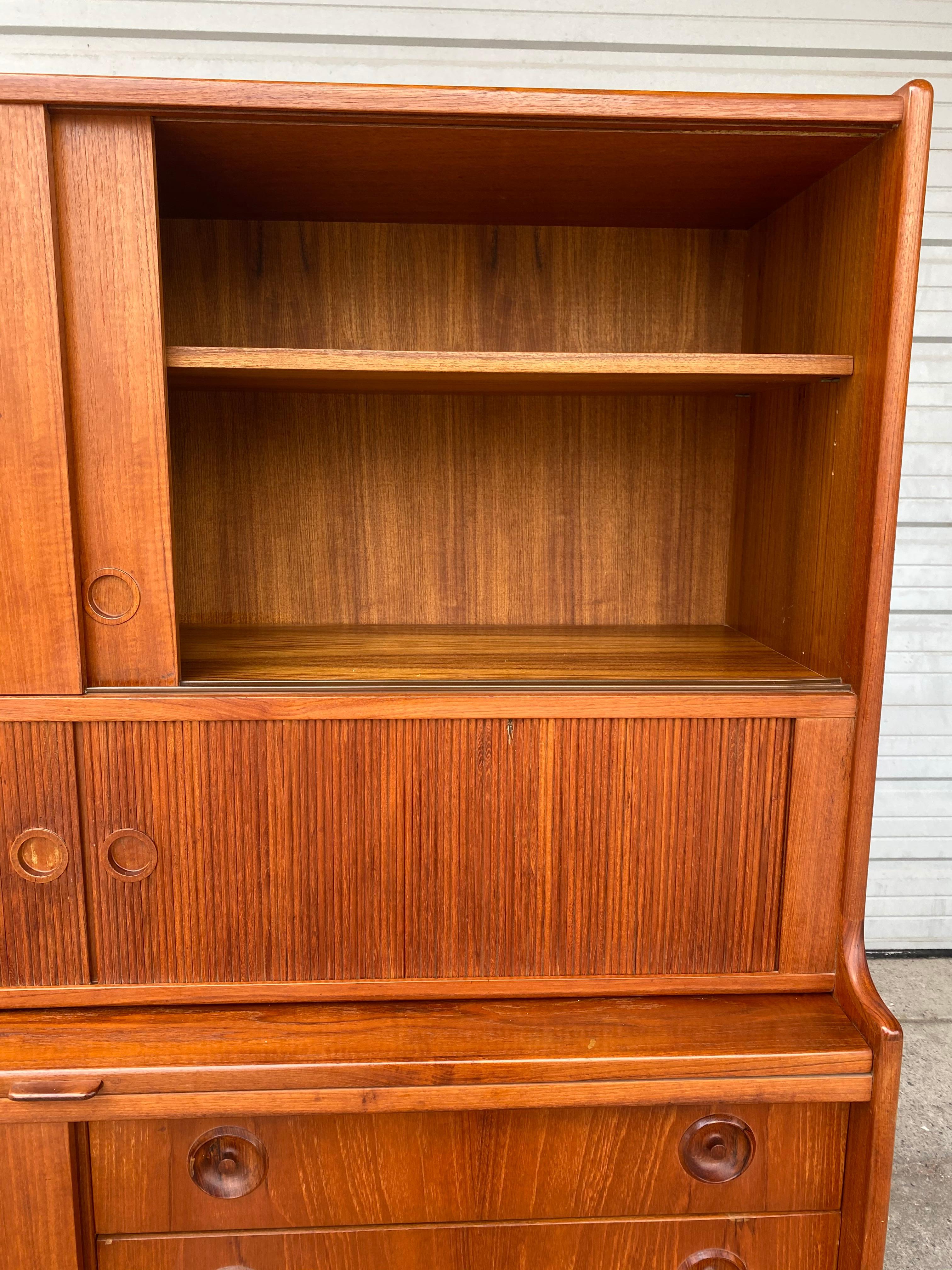 Classic Danish Modern Teak Cabinet or Server by Johannes Sorth for Bornholms 4