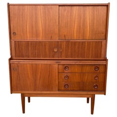 Classic Danish Modern Teak Cabinet or Server by Johannes Sorth for Bornholms