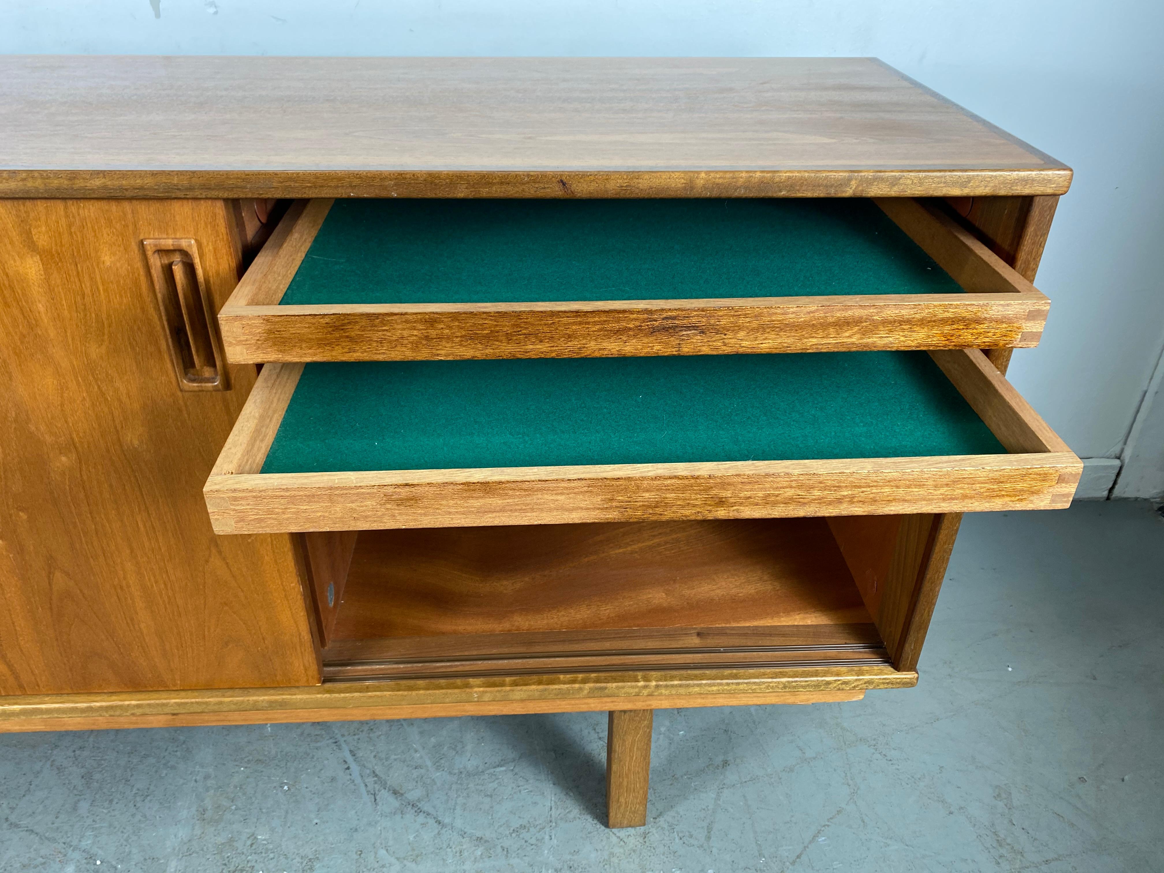 Classic Danish Modern Teak Credenza / Sideboard, Clausen & Son 3