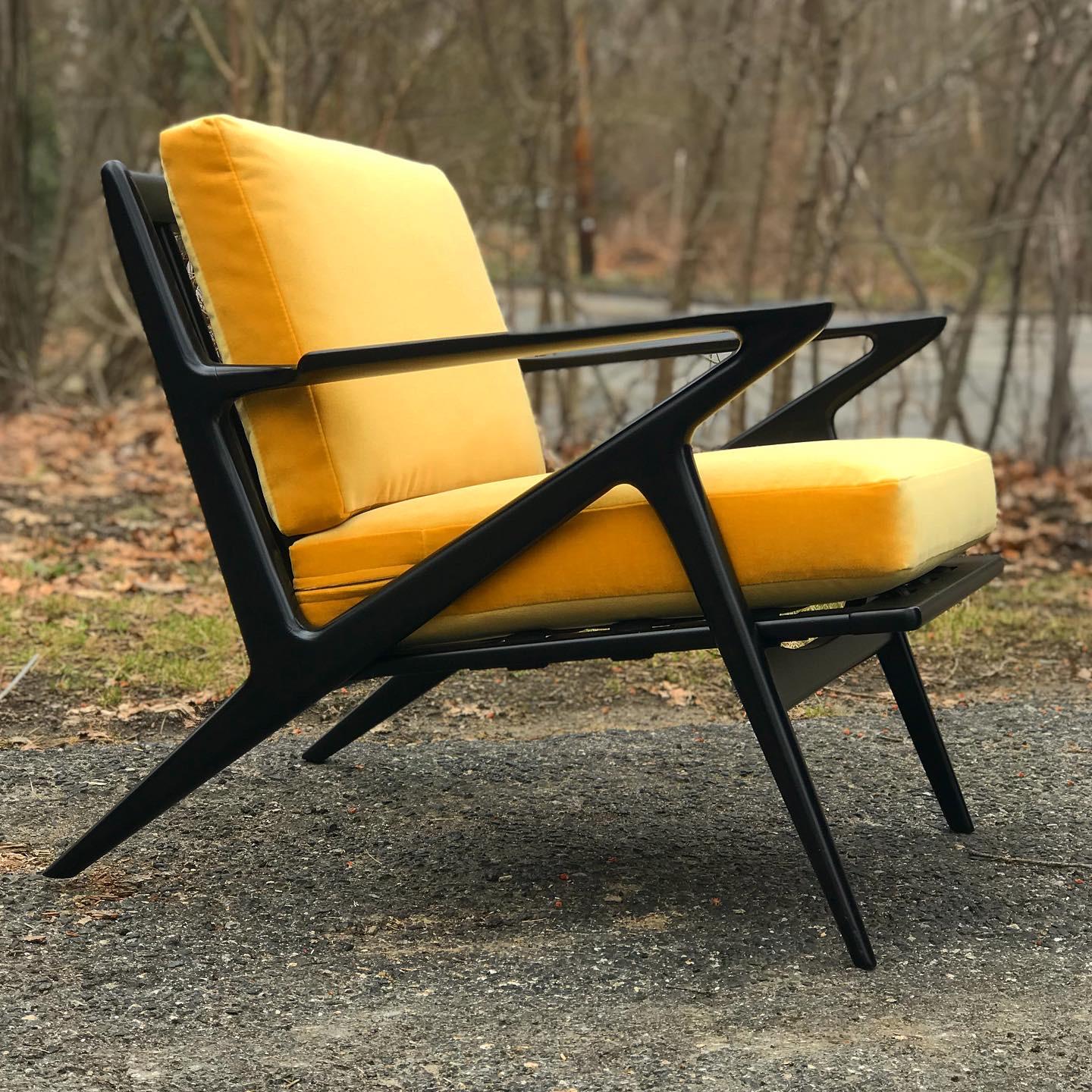mid century modern z chair