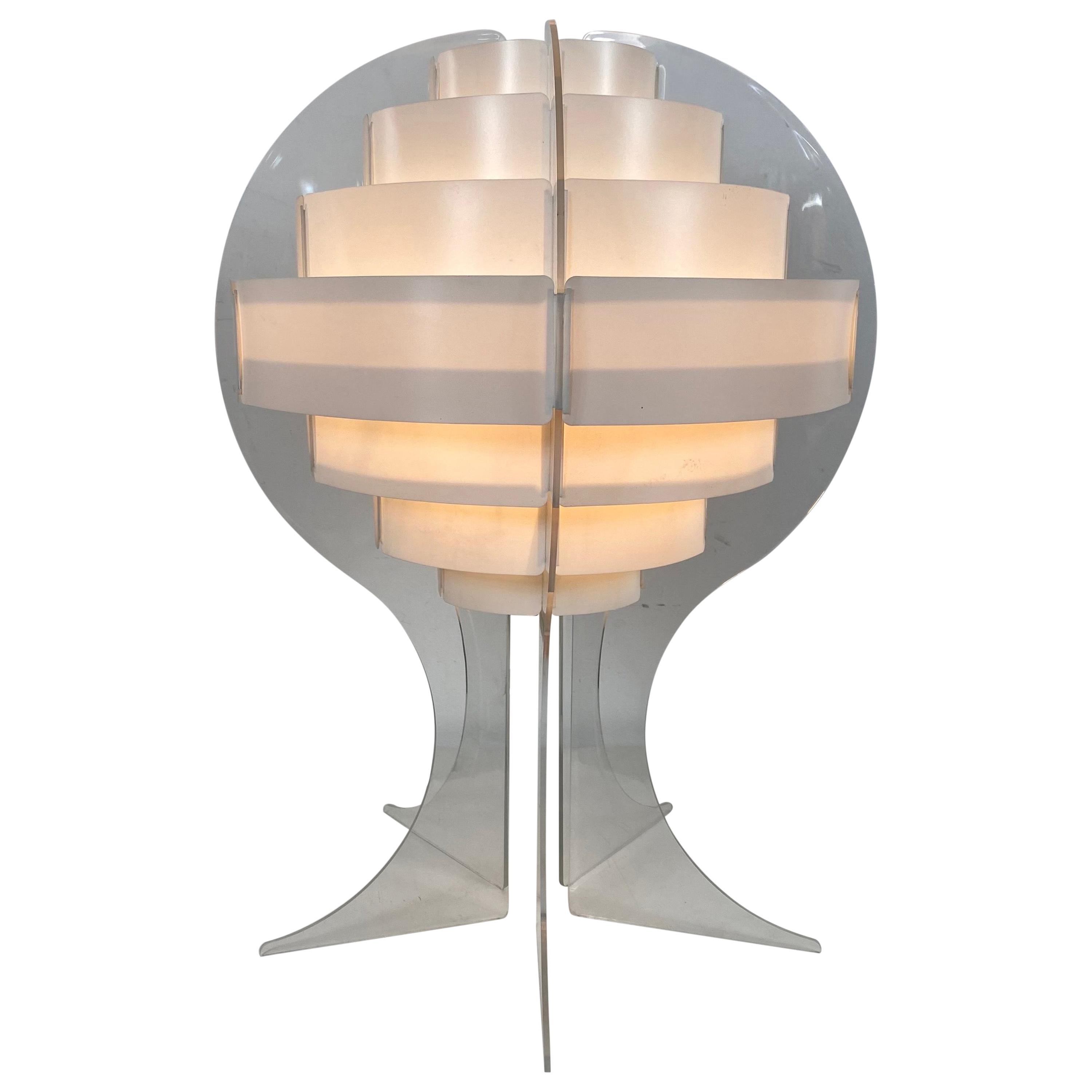 Classic Danish Pop 1960s /Space Age Flemming Brylle & Preben Jacobsen Table Lamp
