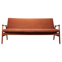Classic Danish TEAK framed sofa by Arne Hovmand Olsen