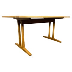 Classic Danish Trestle Dining Table / Desk in Teak by Farstup 
