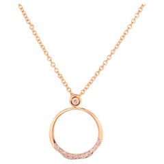 Classic Design 18K Yellow Gold Soleil Pendant