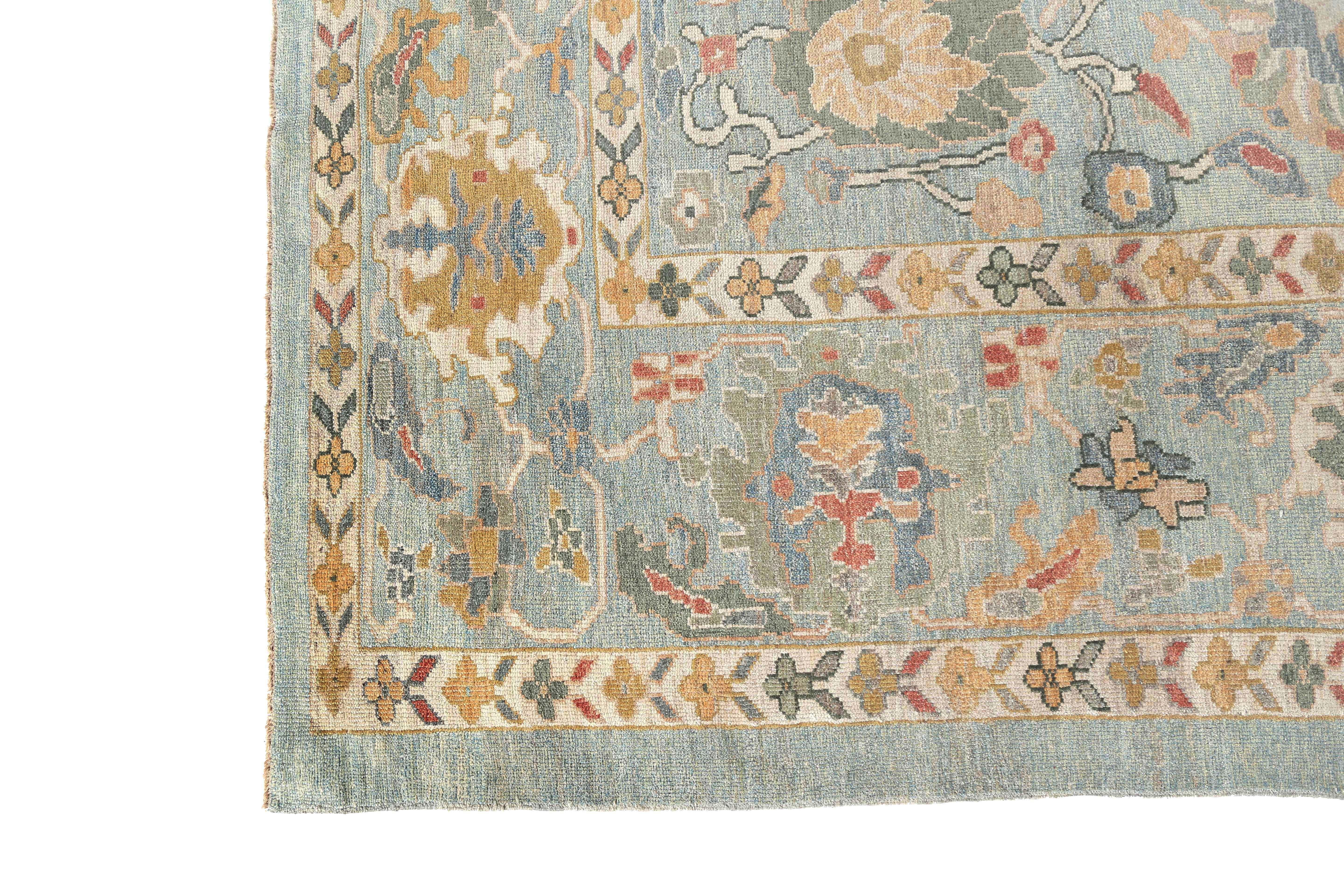 Ti presentiamo il nostro squisito tappeto Sultanabad Rugs fatto a mano, che misura 10'0 