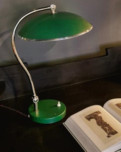 Lampada da scrivania / da tavolo classica verde di Harald Notini, stile moderno svedese / scandinavo