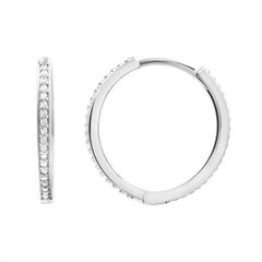 Timeless 14K Gold Diamond Hoop Earrings for Women