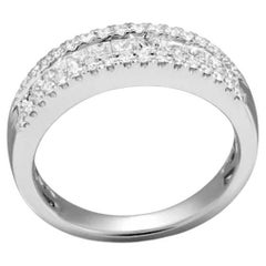 Bague pour elle en or 14K avec diamant classique