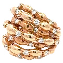 Classic Diamond 18K Gelbgold Ring für Sie