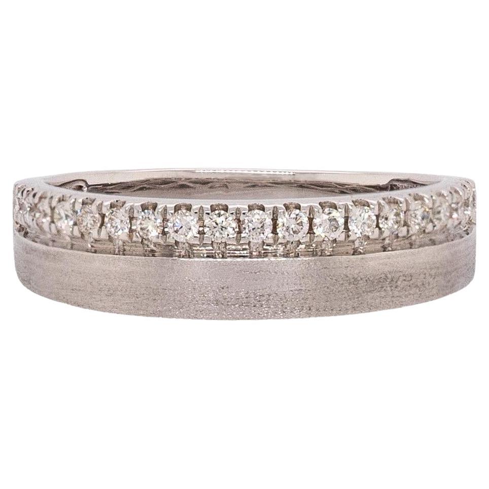 Anello classico con diamante - Una lucentezza che dura per sempre: Oro massiccio 14k Whiting in vendita