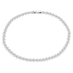 Klassisches Diamantarmband 14K Weißgold