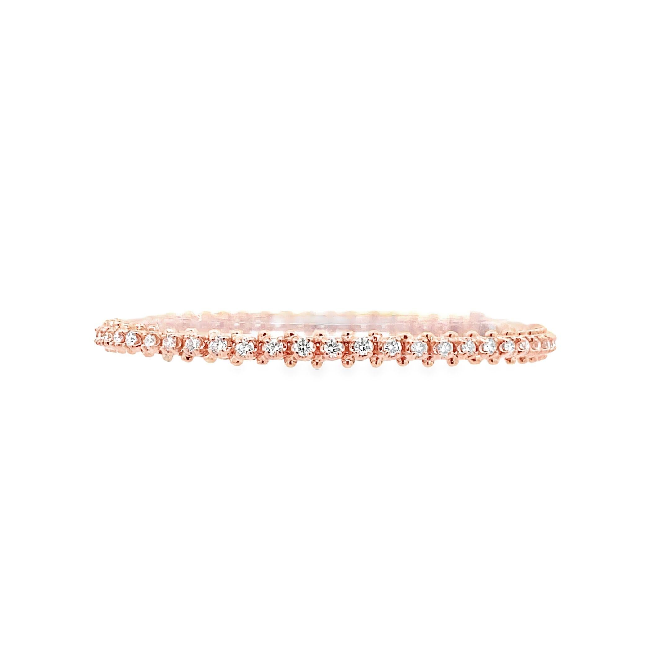 Modern Maurice Fine Jewelry - Classic Diamond Bracelet For Sale