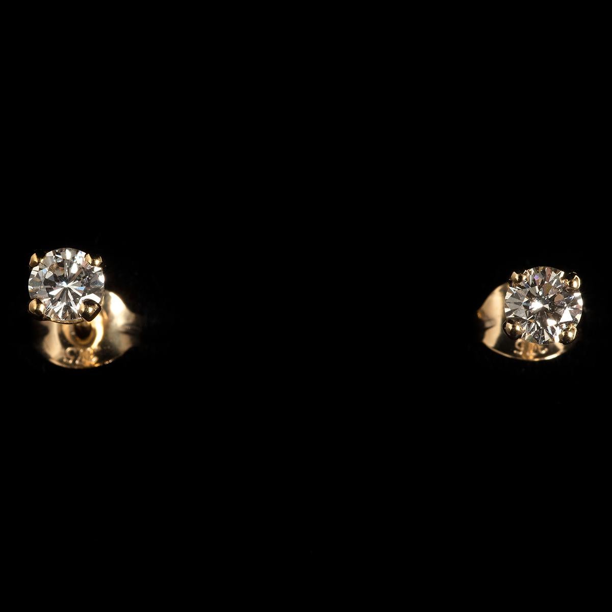 .9 carat diamond earrings