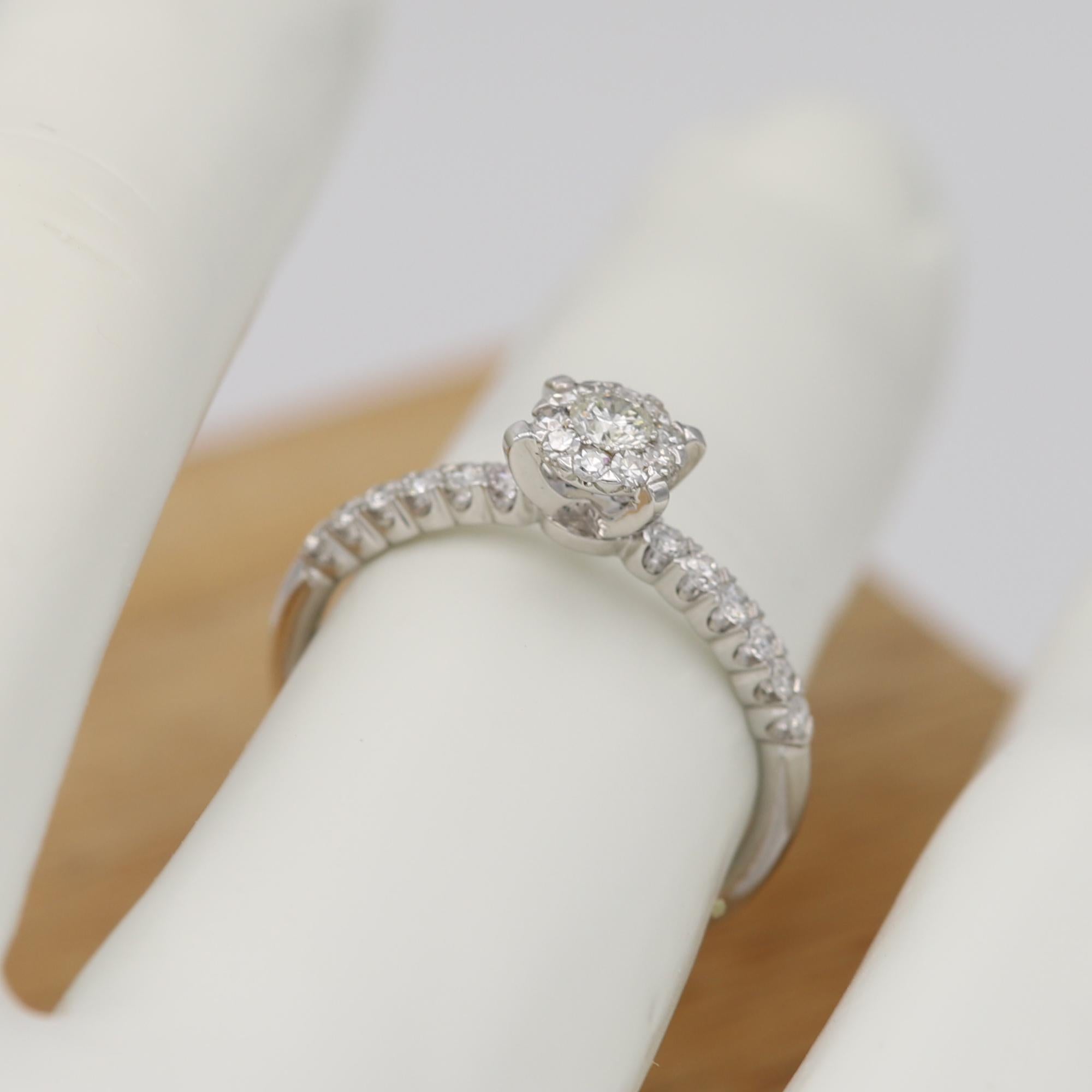 super small engagement ring