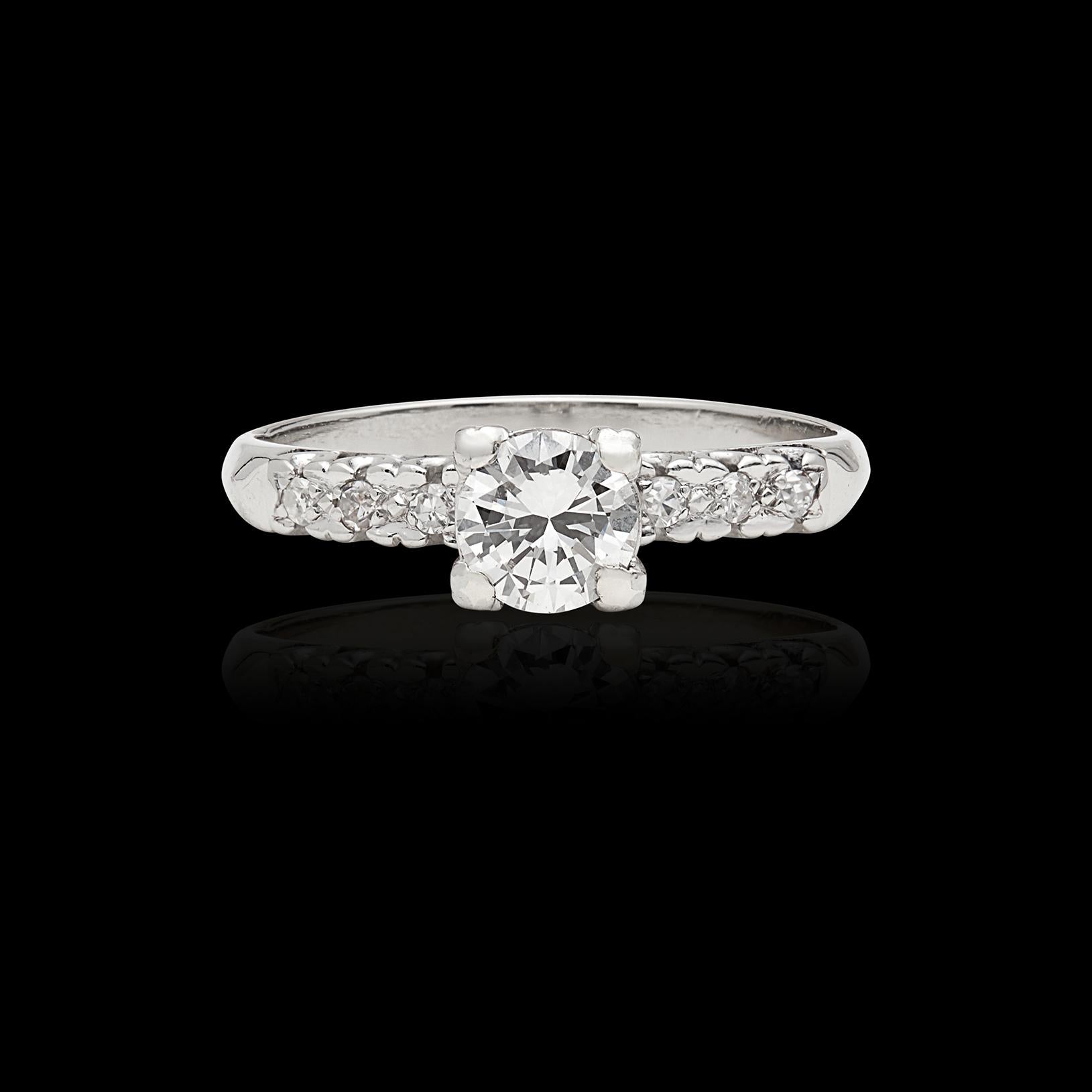 classic platinum engagement rings