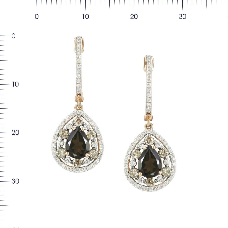 Earrings Yellow Gold 14 K 

Diamond 12-RND-0,1-G/VS1A
Diamond 94-RND-0,28-H/VS1A
Diamond 12-RND-0,46-I/SI1A
Quartz 2-1,29ct

Weight 3.80 grams

With a heritage of ancient fine Swiss jewelry traditions, NATKINA is a Geneva based jewellery brand,