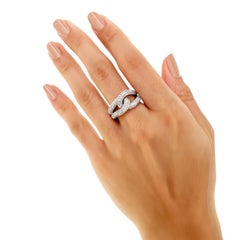 Rosior Classic Diamond Ring set in White Gold