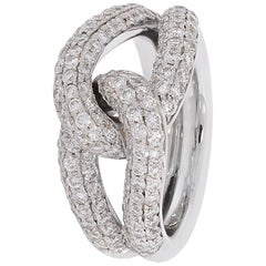 Rosior Classic Diamond Ring set in White Gold