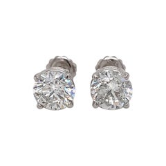 Classic Diamond Stud Earrings