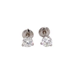 Classic Diamond Stud Earrings