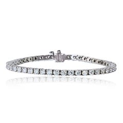 Classic Diamond Tennis Bracelet 5.01cttw With Natural Round Diamonds