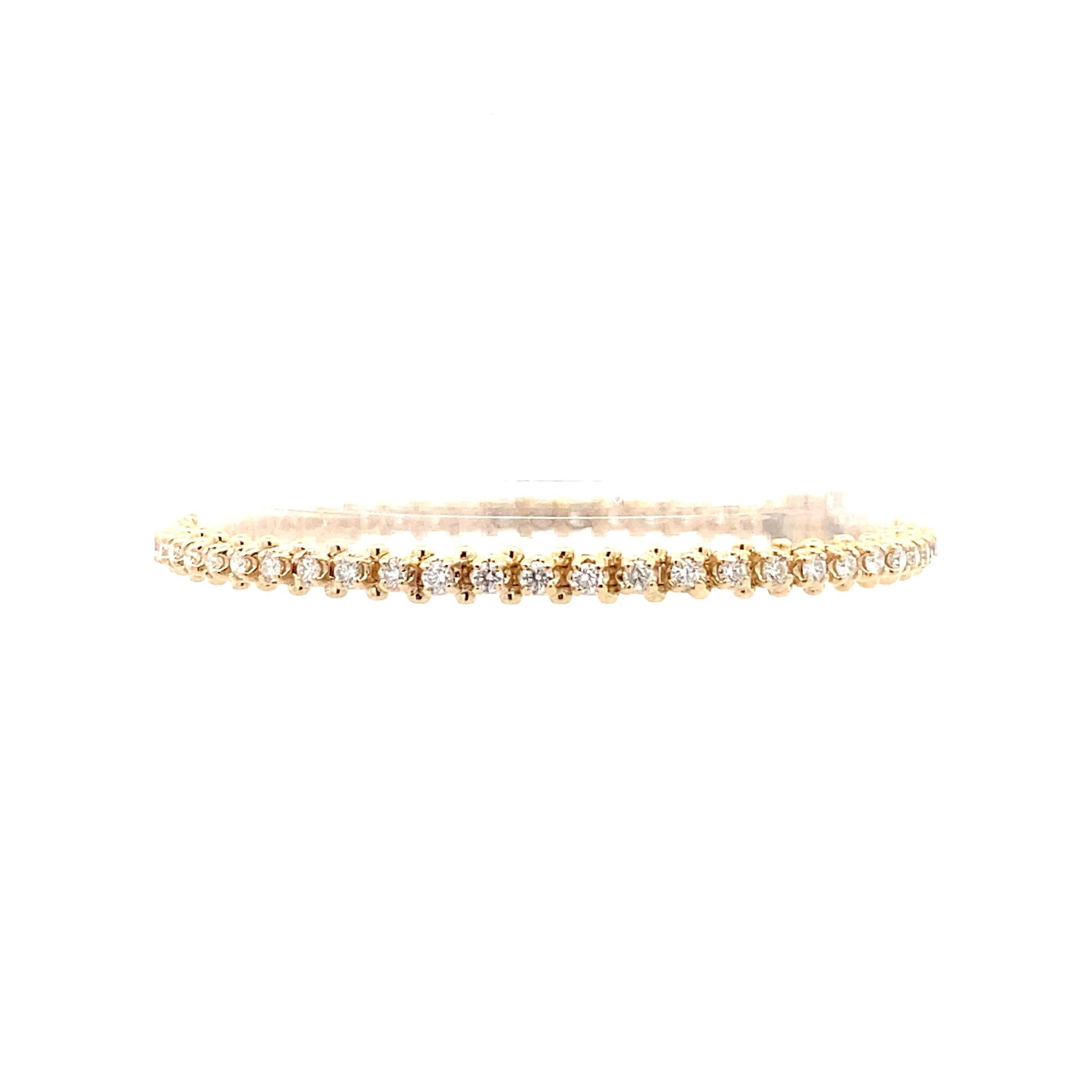 Moderno Maurice Fine Jewelry - Bracciale tennis con diamanti classico in vendita