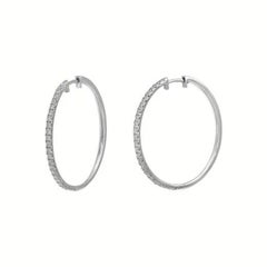 Classic Diamond White Gold Exclusive Earrings  for Her