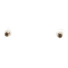 Klassische Diamant-Ohrstecker aus Weißgold für sie