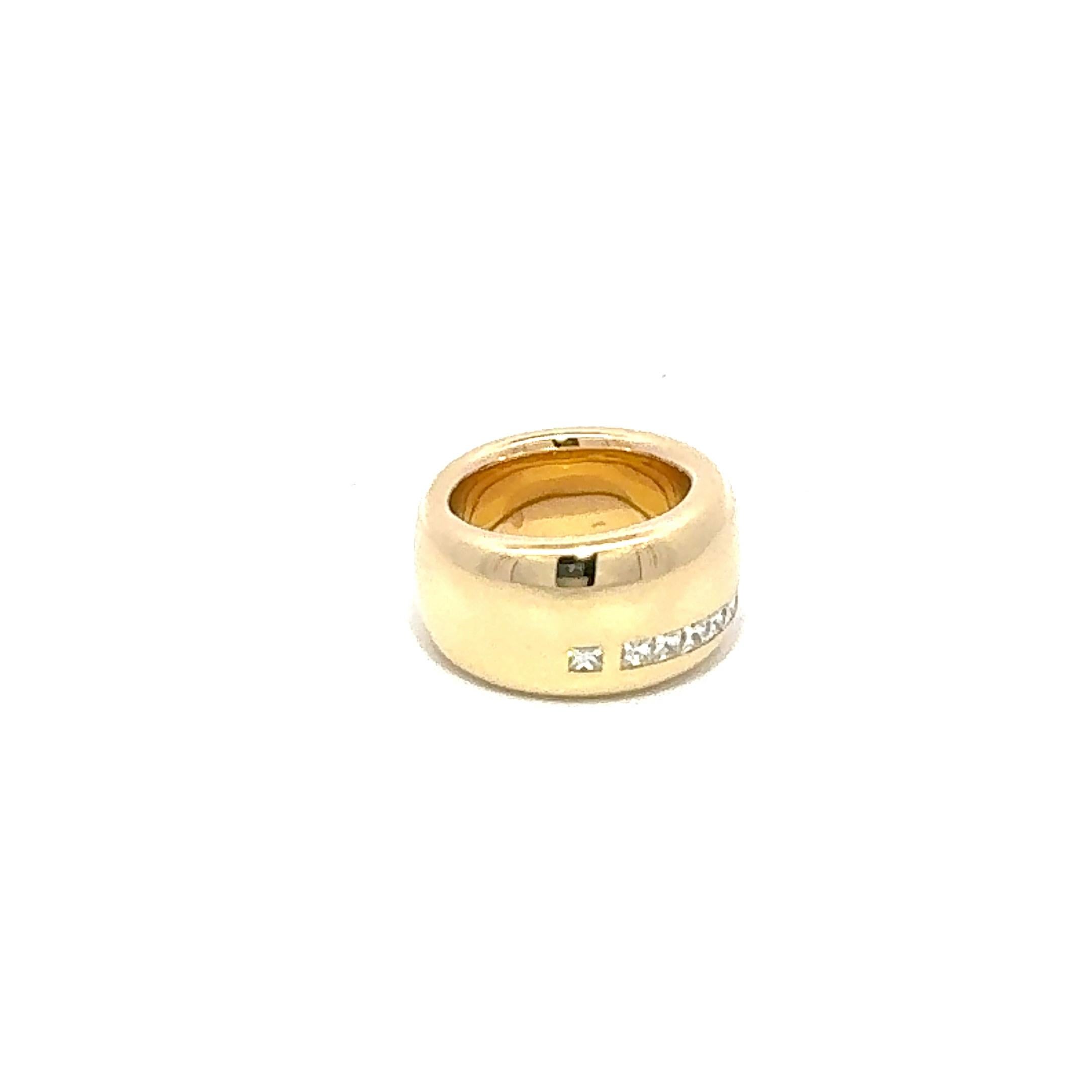 Orecchini classici con diamante giallo 18 carati In condizioni Nuovo in vendita a Genève, GE