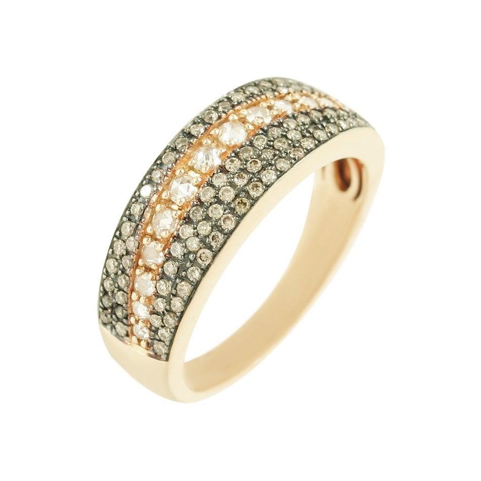 For Sale:  Classic Diamond Yellow Gold Ring 3