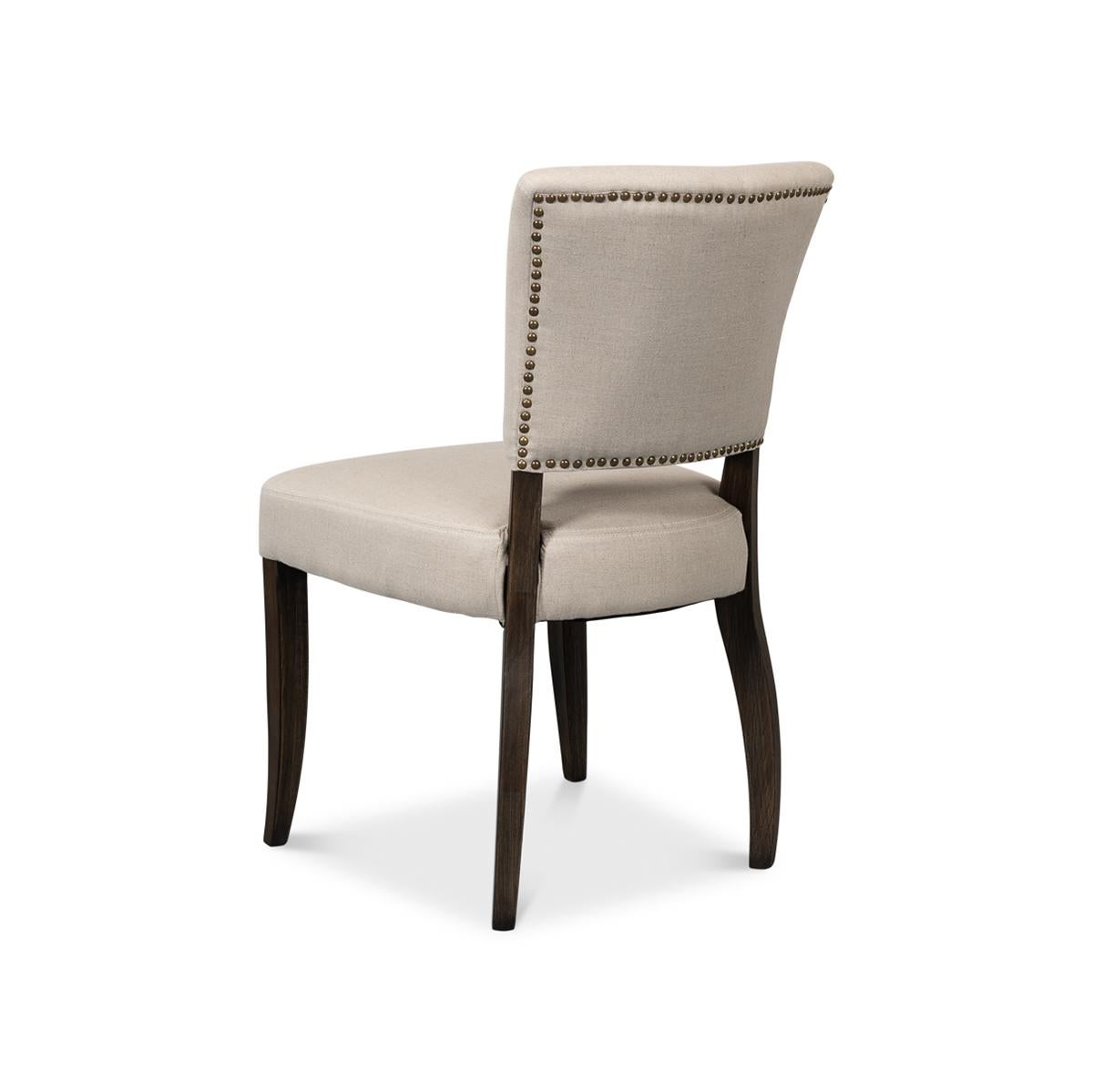 Asian Classic Dining Side Chair For Sale