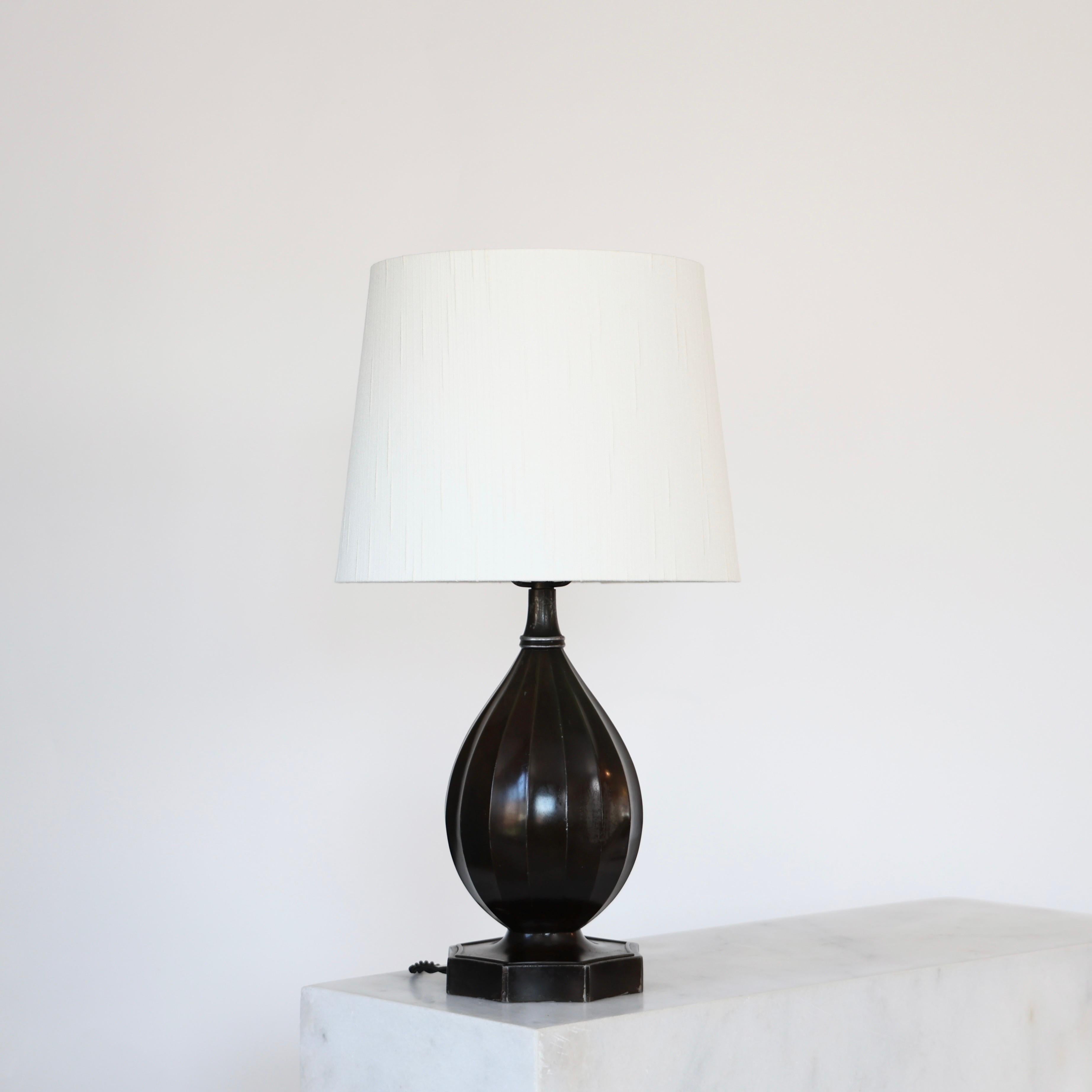 Classic Diskometal Table Lamp by Just Andersen, 1930s, Denmark For Sale 4