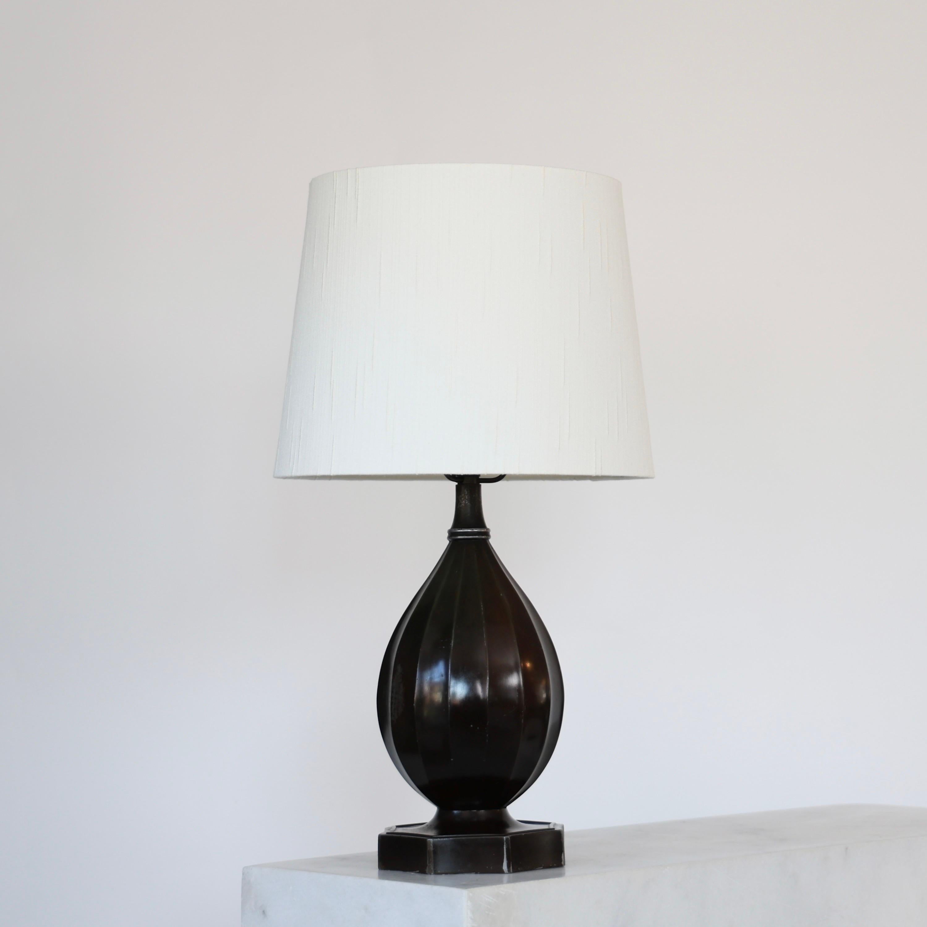 Art Deco Classic Diskometal Table Lamp by Just Andersen, 1930s, Denmark For Sale