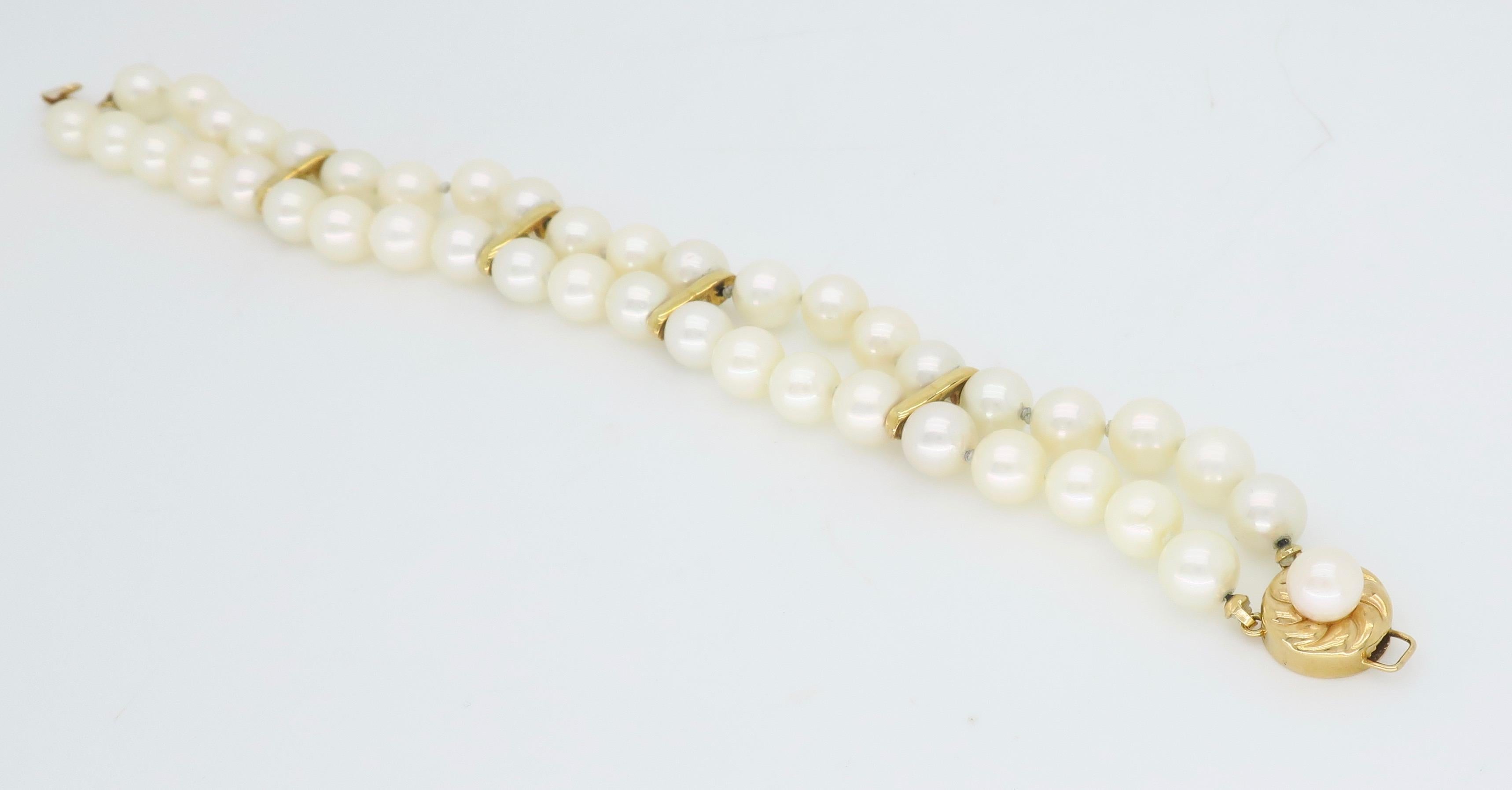 yellow pearl bracelet