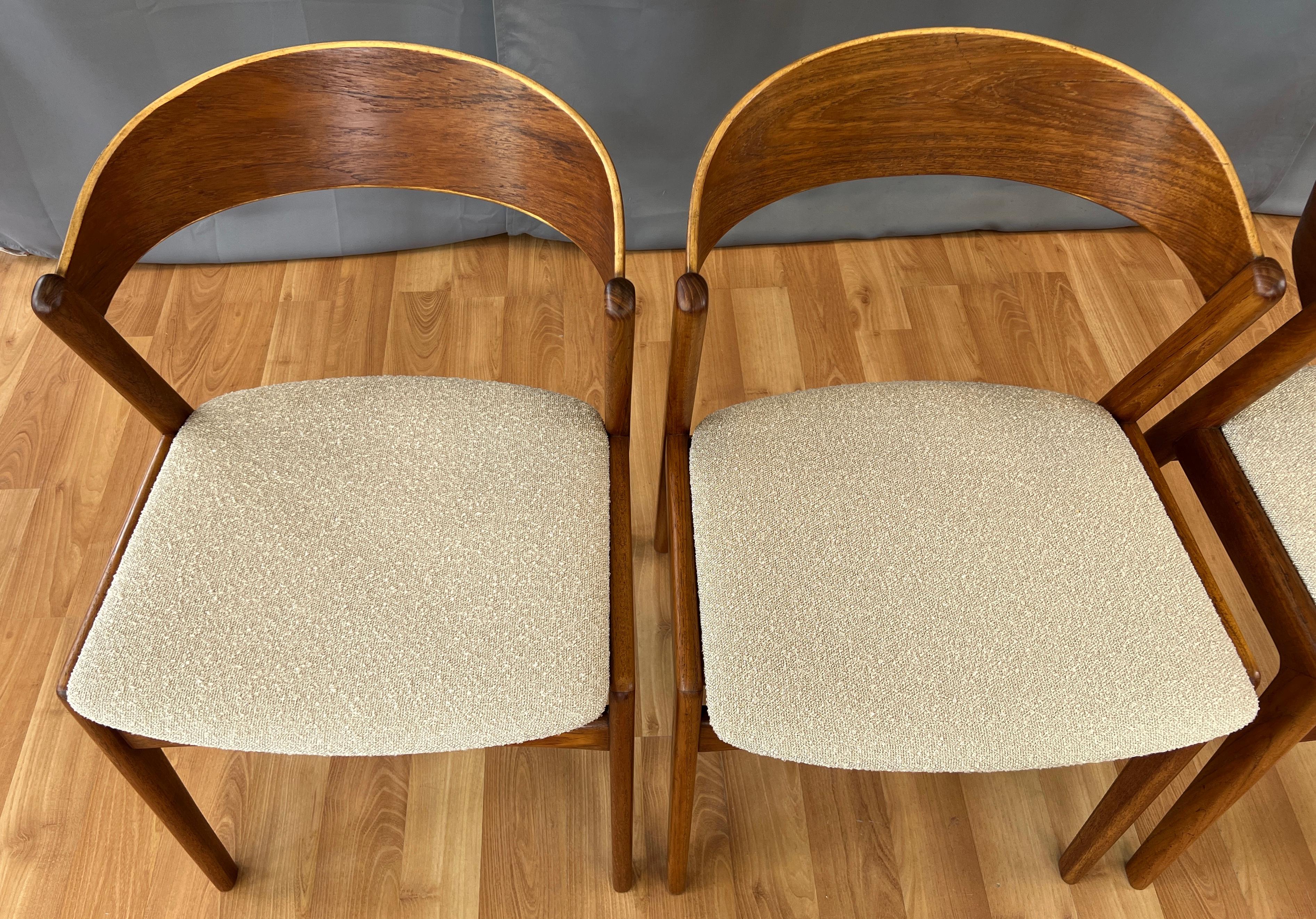 Mid-20th Century Classic Dux Teak Ribbon Back Chair Only Two Available