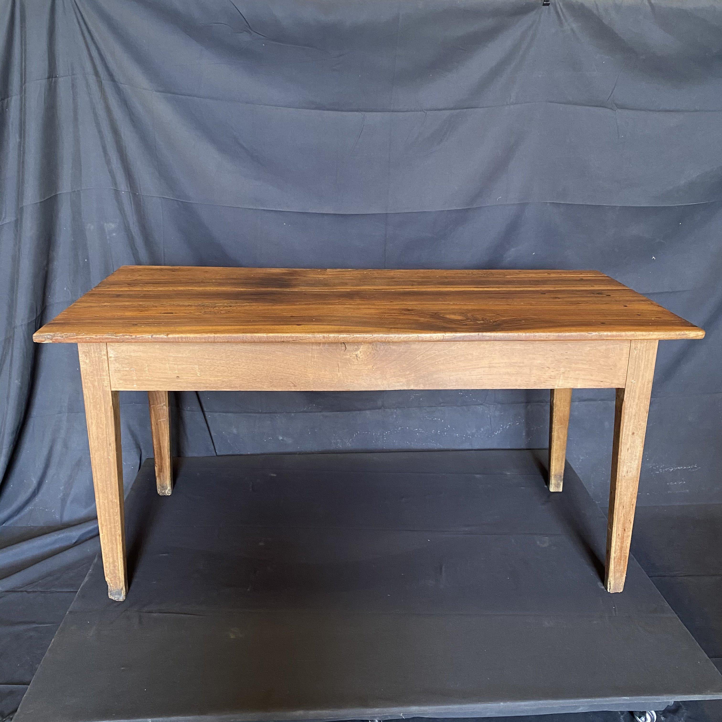 French Classic Early 19th Century Walnut Dining Table or Desk