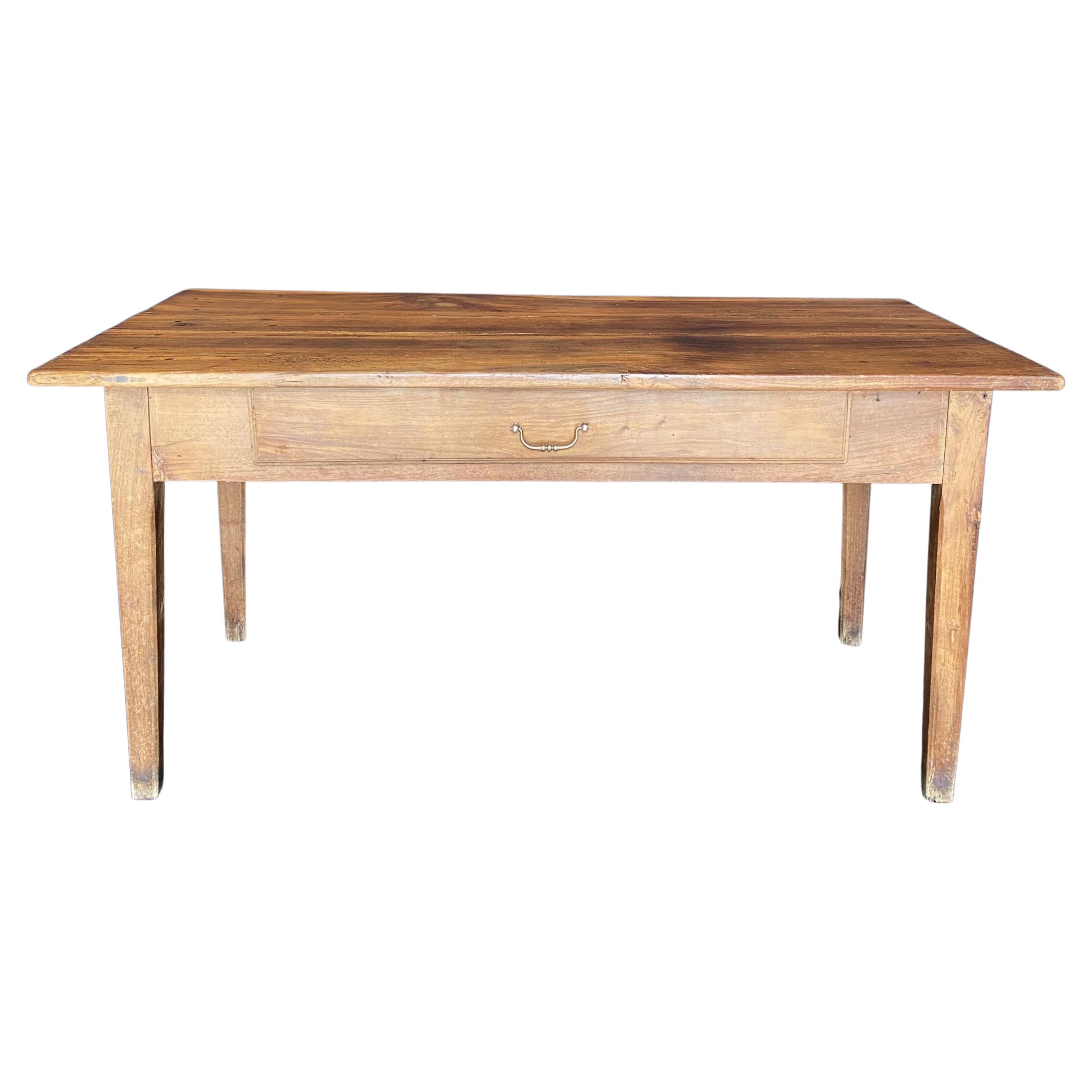 Classic Early 19th Century Walnut Dining Table or Desk