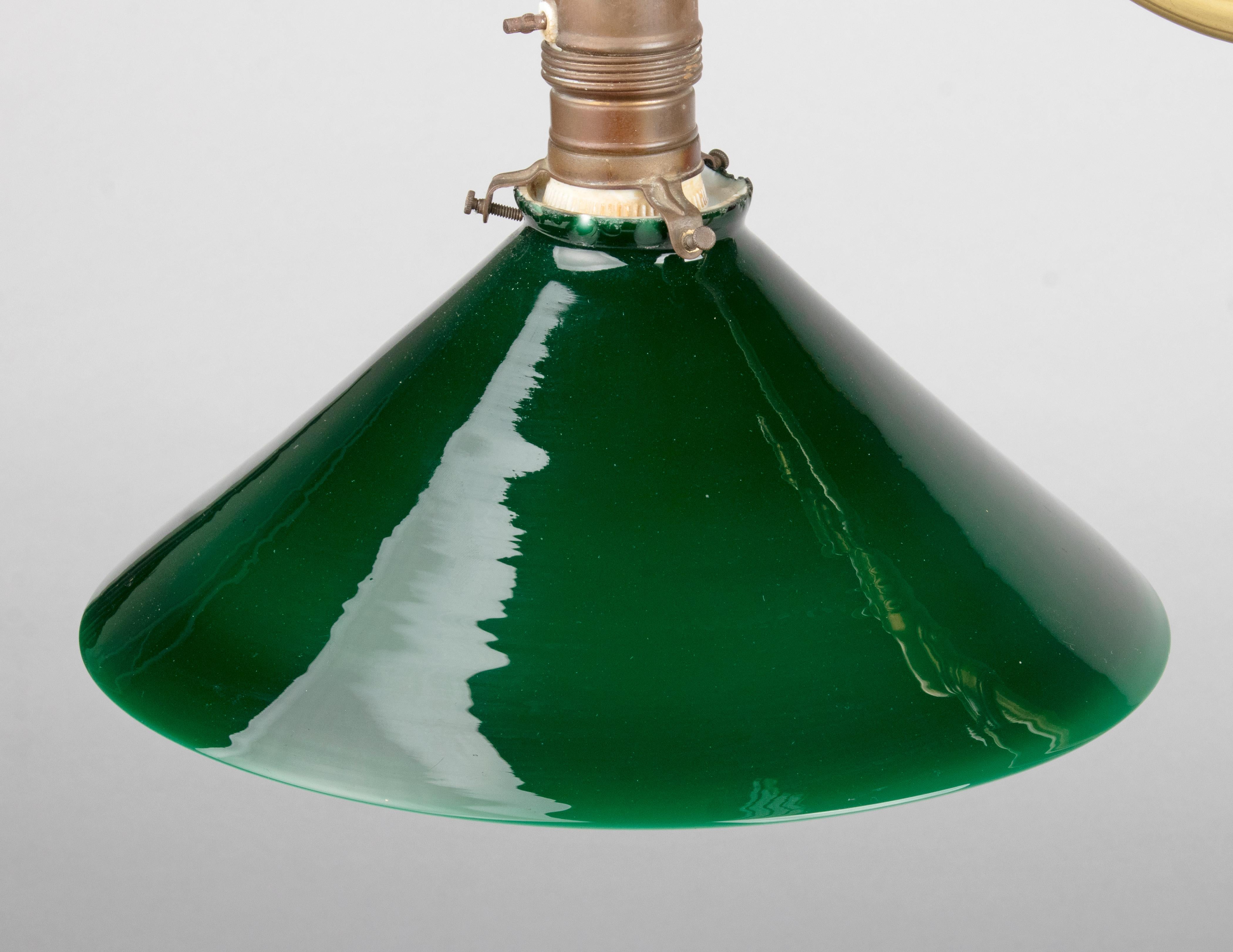 classic desk lamp green