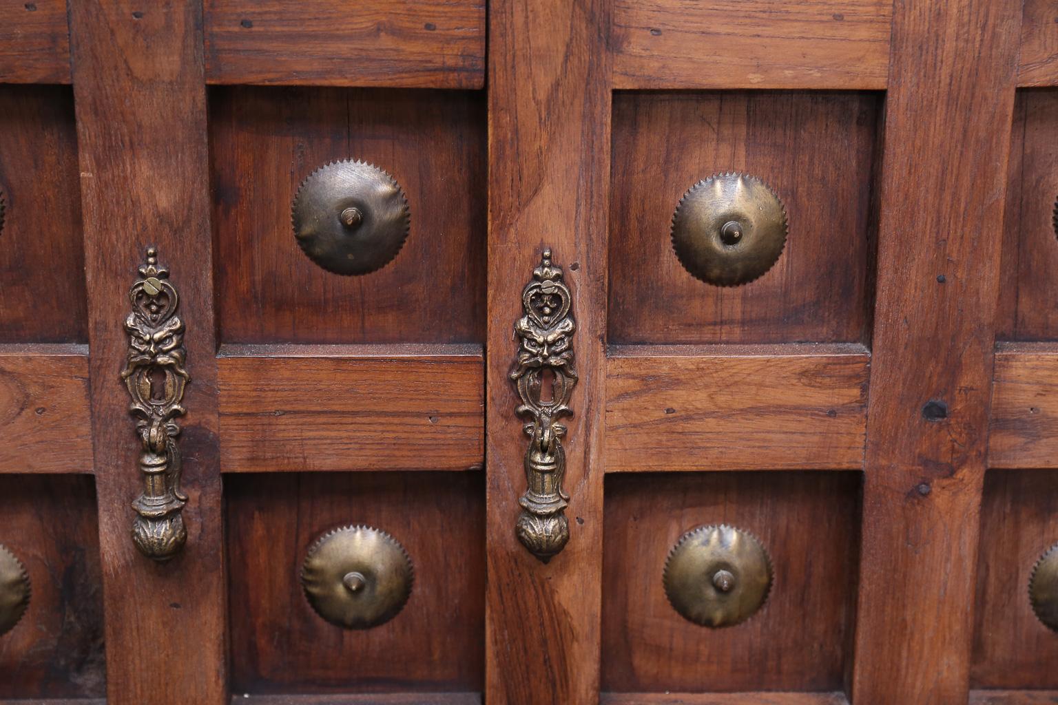 Hand-Crafted Classic Early 20th Century Ornamental Side Board from a French Colonial Home For Sale